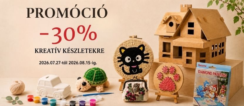 AKCIÓS AJÁNLATOK Kreatív DIY szettek
