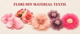 Flori din material textil