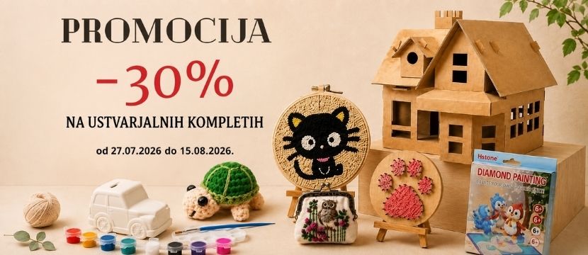 PRODAJNE AKCIJE Ustvarjalni DIY kompleti