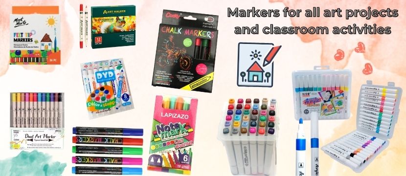 Markers for all art projects and classroom activities