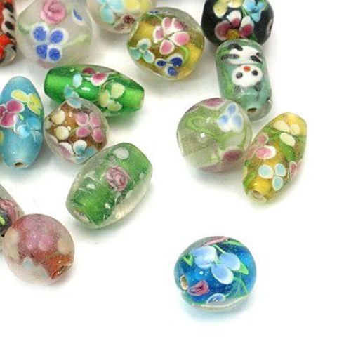 Murano glass beads  7~20 x 7~20 mm  - MIX