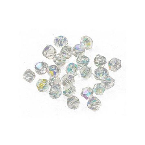 Crystal beads 8 mm hole 1.3 mm imitation Swarovski arc -12 pieces