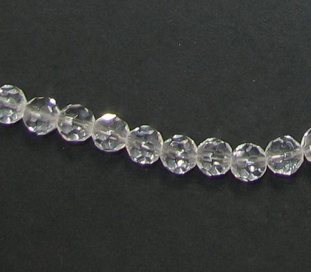 String beads crystal multi-walled 6 mm hole 1 mm ~ 55 pieces