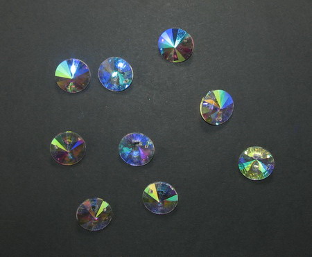Pandantiv cerc de cristal 18x10 mm gaură 1,2 mm