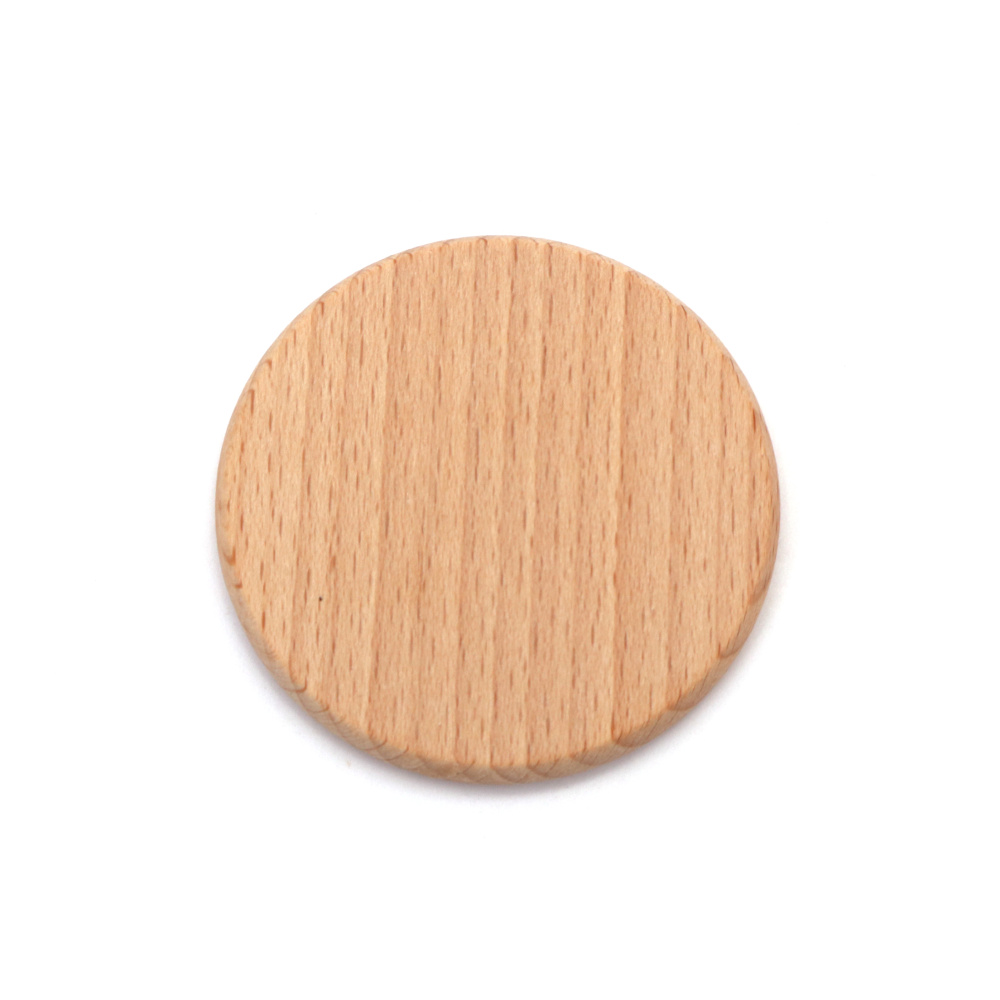 Cerc din lemn 60x6 mm culoare naturală