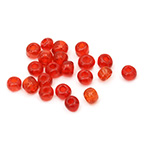 Transparent Glass Red Seed Beads for Jewelry Making, 4 mm, 50 grams