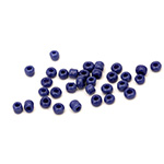 Glass beads 2 mm thick dark blue -50 grams