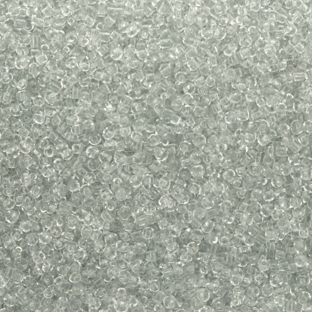 Margele de sticlă 2 mm transparente -50 grame