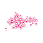 Glass beads 2 mm Ceylon pink 3 -50 grams