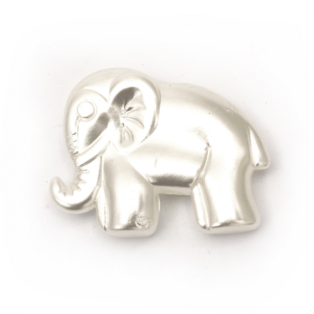Ελέφαντας περλέ χάντρα 23x29,5x6 mm τρύπα 2 mm -10 τεμάχια