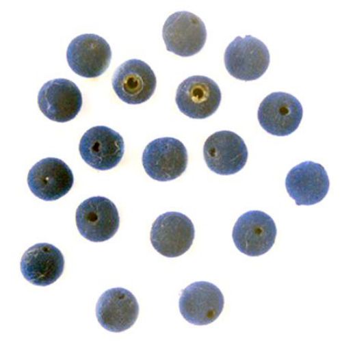 Χάντρα  8 mm μπλε -50 γραμμάρια