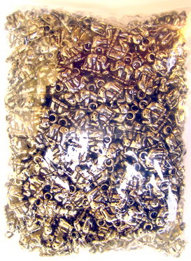 Pendant metallic elephant 9x10 mm hole 1.5 mm silver -20 grams ~ 176 pieces