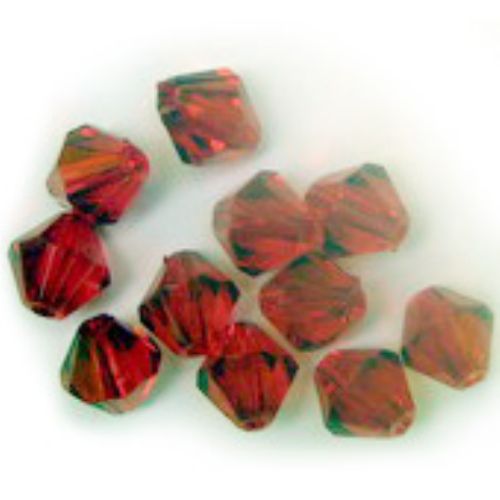 Crystal bead 12 mm red -50 grams ~ 70 pieces