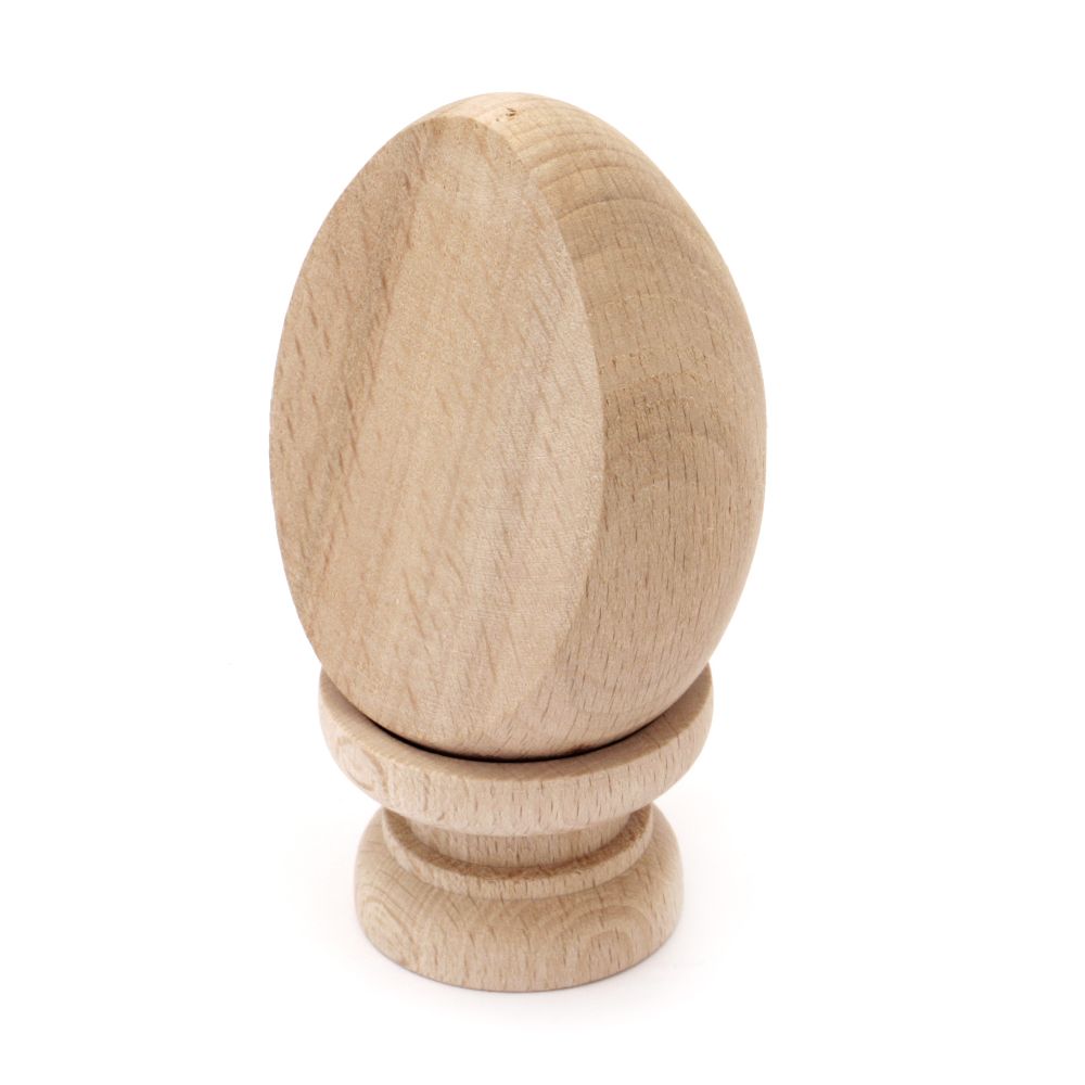 Ou de lemn 67x47 mm pentru pictograma cu suport mic - XB15