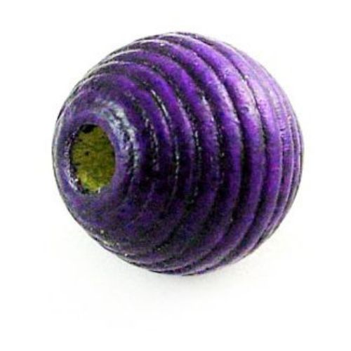 Топче дърво абак 20 мм лилаво -50 грама ~21 броя