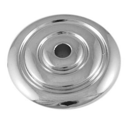 CCB Disk Bead, 20x6 mm, Hole: 3 mm -20 grams