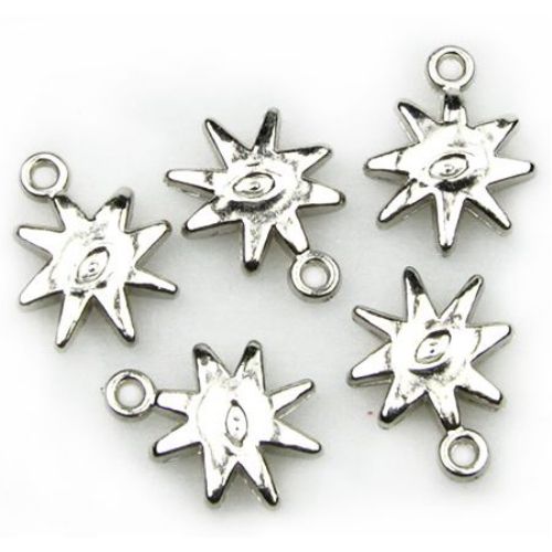 CCB Star Pendant, 15x19 mm, Hole: 2 mm - 20 grams ~ 56 pieces