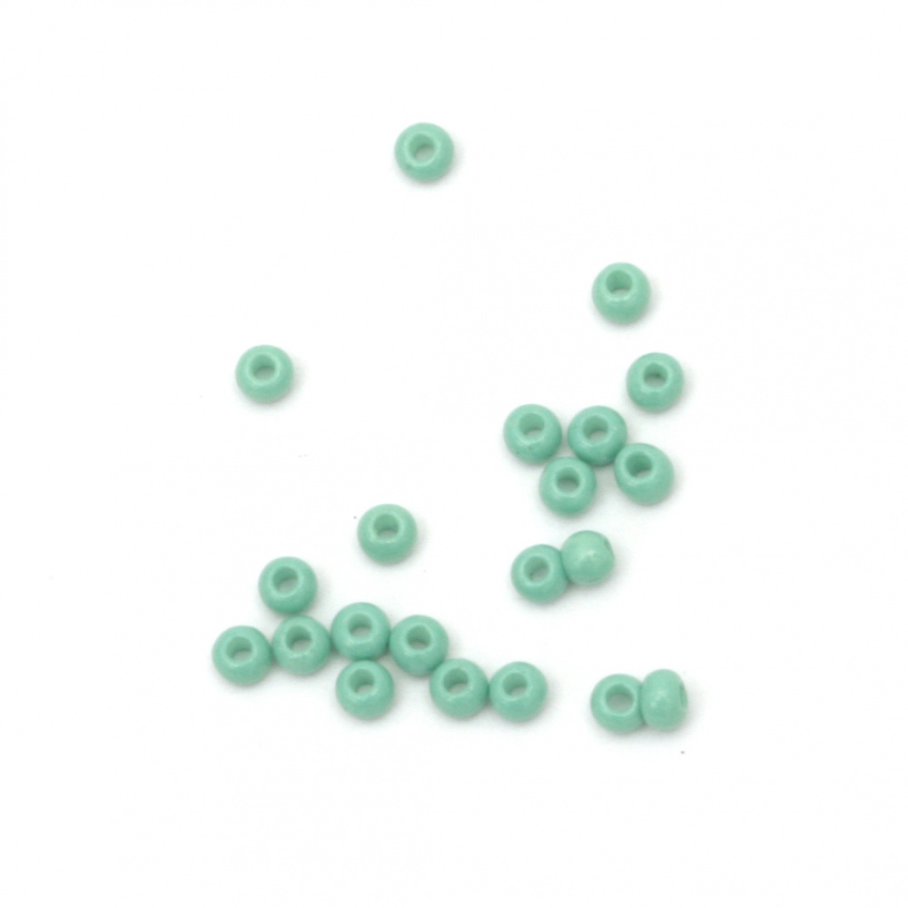 CZECH Glass Seed Beads, 2 mm, Aquamarine -15 grams ~ 2050 pieces