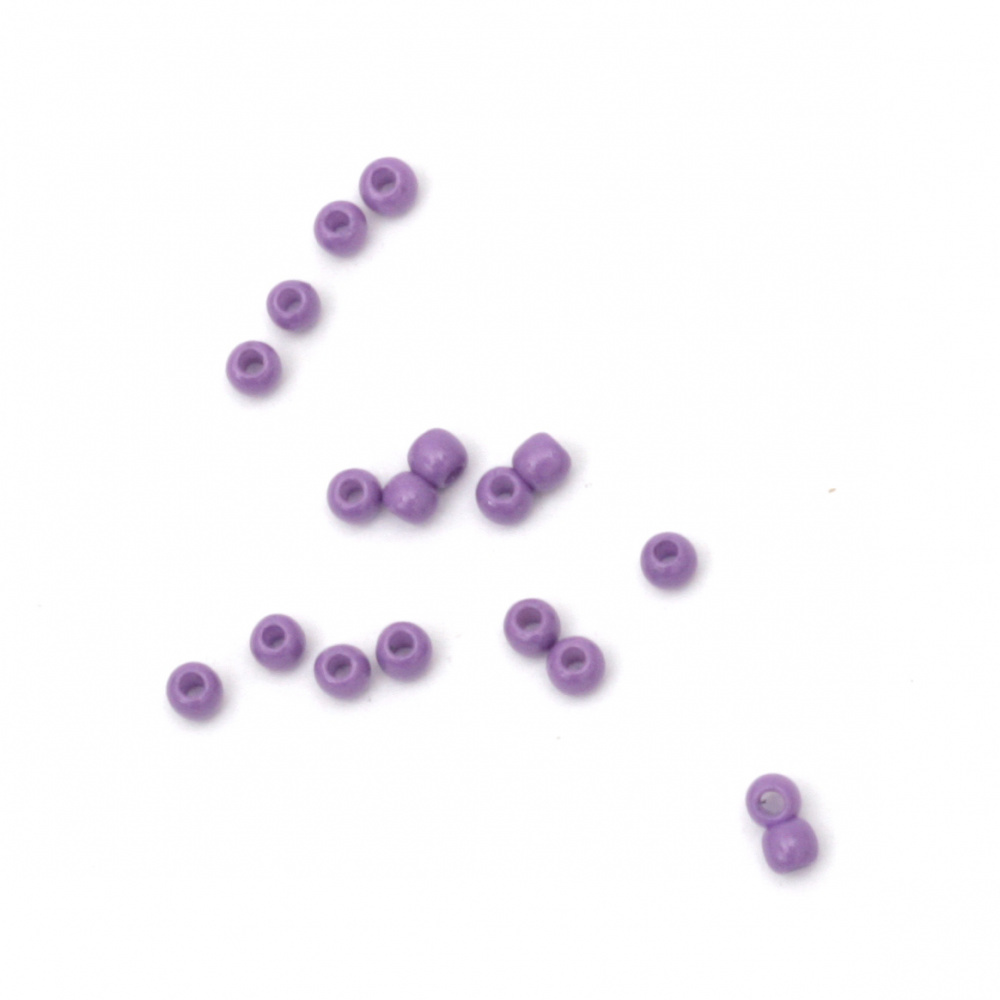 CZECH Glass Seed Beads, 2 mm, Solid Lavender -15 grams ~ 2050 pieces