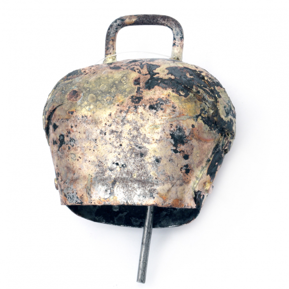 Antique Little Bell, wrought, 97x94x62 mm №10