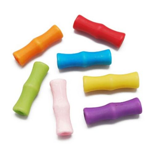 Cilindru mat relief 23x7 mm gaură 4 mm culoare -50 grame ~ 110 bucăți