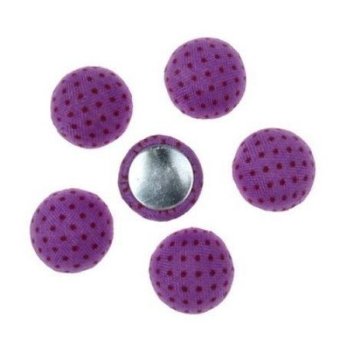 Beads cabochon type for gluing 13x6 mm purple -5 pieces