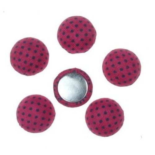 Beads cabochon type for gluing  13x6 mm cyclamen -5 pieces