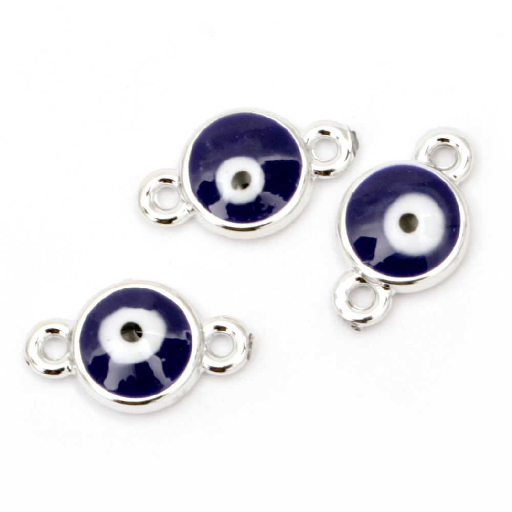 Connecting element CCB 17x10x3 mm hole 1 mm blue eye -5 pieces