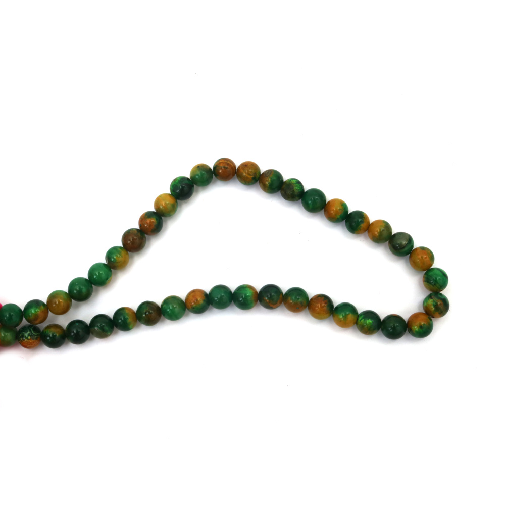 Șir mărgele piatră semiprețioasă ASORTE 8 mm50 bucăți 40cm