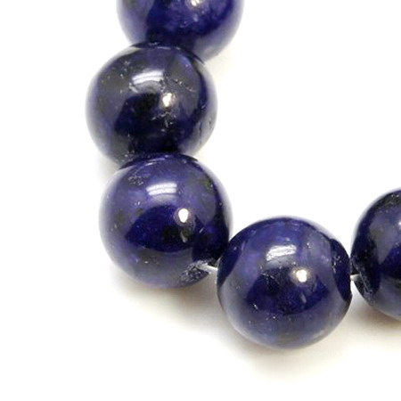 Gemstone Beads Strand, Lapis Lazuli, Round, 14mm, ~28 pcs