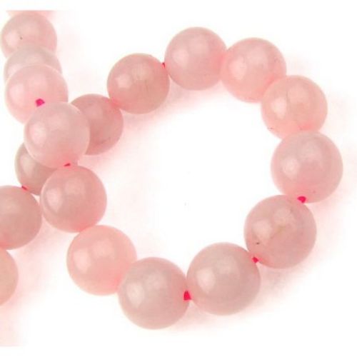 Natural, Rose Quartz Round Beads Strand 10mm ~ 39 pieces