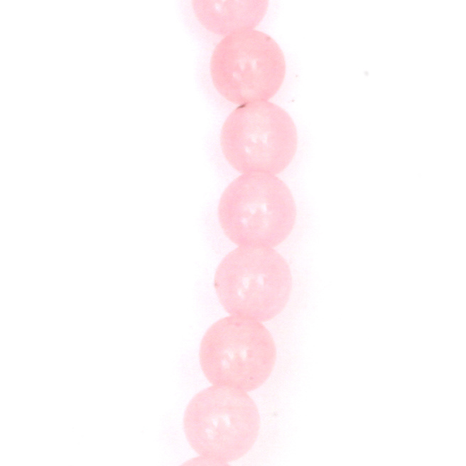 Tiny Natural Stone Balls for DIY Jewelry Findings / Pink QUARTZ, 3.5 mm ~ 100 pieces