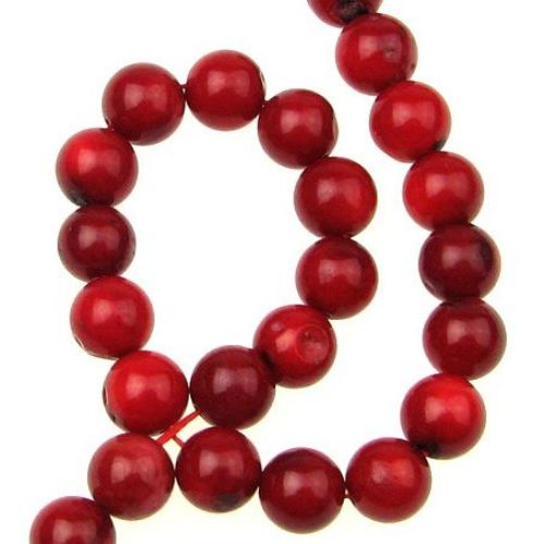 String Natural CORAL Stone Beads, 8 mm ~ 50 pieces