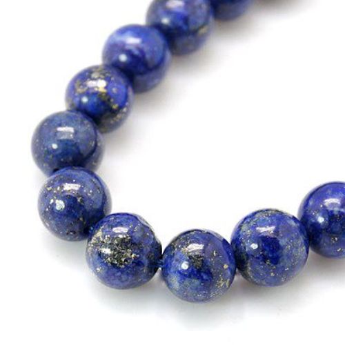 Natural Lazurite Lapis Round Beads Strand 14mm ~ 14pcs