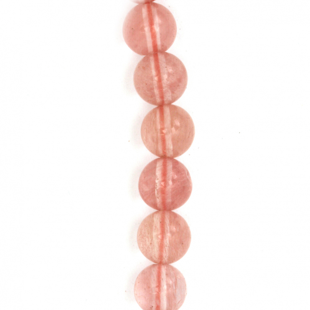 Cherry Quartz 6 mm String Beads Semi Precious Stone ~60 pieces
