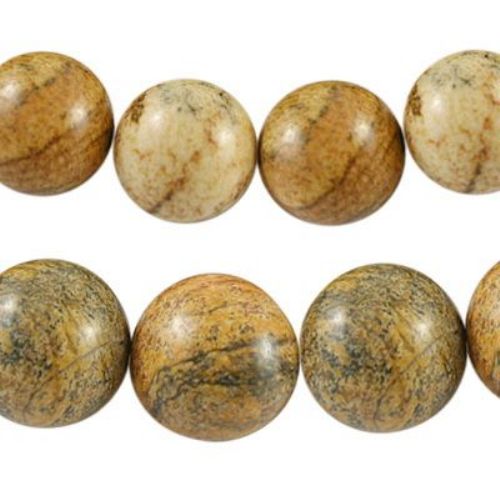 String beads semi-precious stone YAPIS landscape ball 10mm ~ 40 pieces