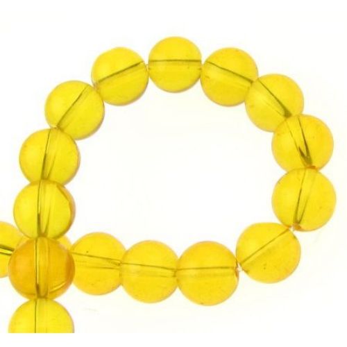 String beads semi-precious stone CITRIN ball 10 mm ~ 40 pieces