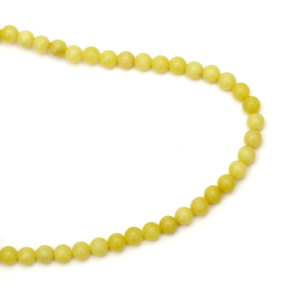 Mustard Yellow Jasper  Round Beads Strand  8mm ~48 pieces