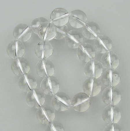 MOUNTAIN CRYSTAL Round Beads Strand 10mm ~ 40 pieces