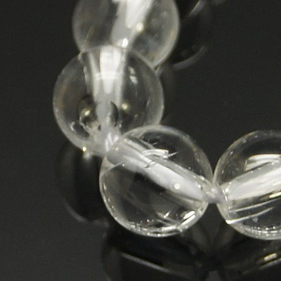 MOUNTAIN CRYSTAL Round Beads Strand 14mm ~ 28 pieces