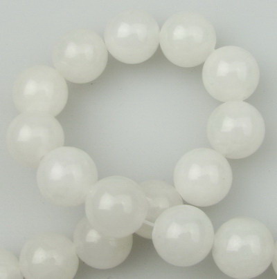 Natural, Milky Quartz Round Beads Strand 12mm ~ 33 pieces