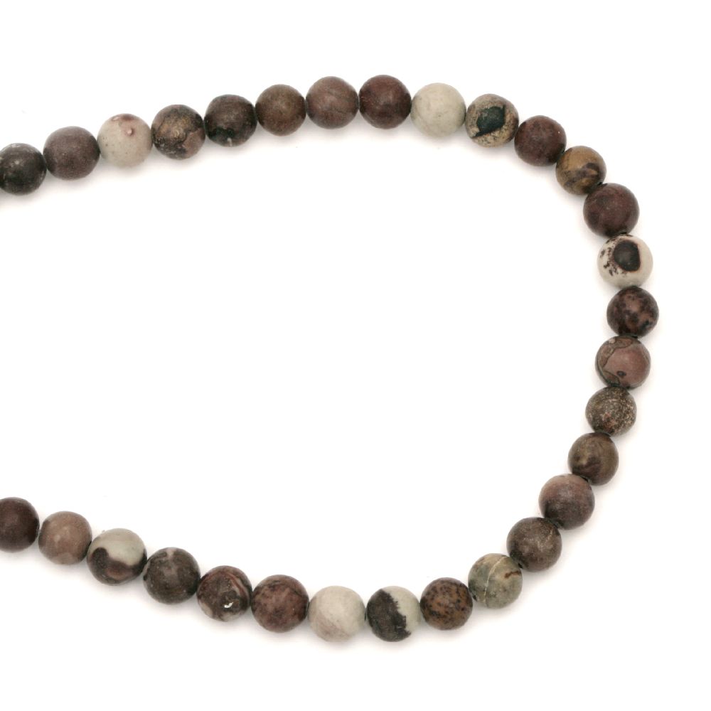 String beads semi-precious stone JASPER ball 8 mm ~50 pieces