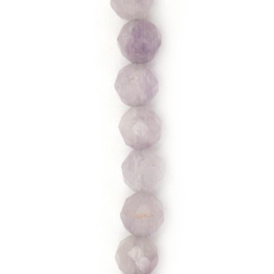 Margele de sfoară piatră semiprețioasă Margele AMETISTA fațetată 4 mm ~ 85 bucăți