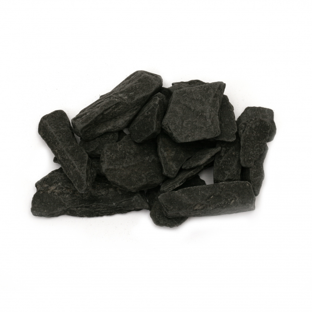 Natural Slate Stone, 20 ~ 40 mm - 450 ml ~ 500 grams