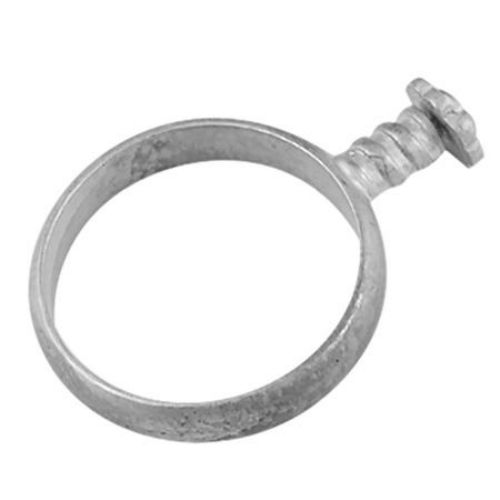 Основа за пръстен АРТ метал 20 мм цвят сребро
