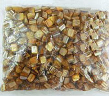 Perlă sidefata 6 ~ 8x8 ~ 10x7 ~ 10 mm gaură 1 mm galben -50 grame