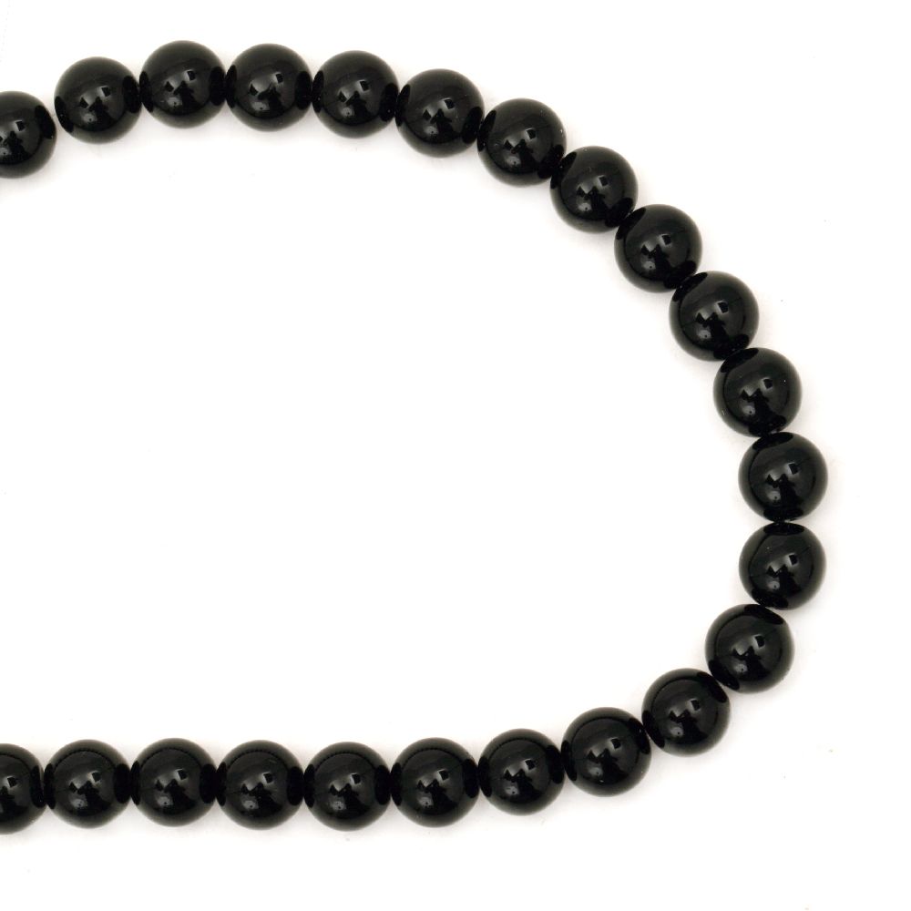 Gemstone Beads Strand, Jadeit, Round, Malay, 10mm, ~38 pcs