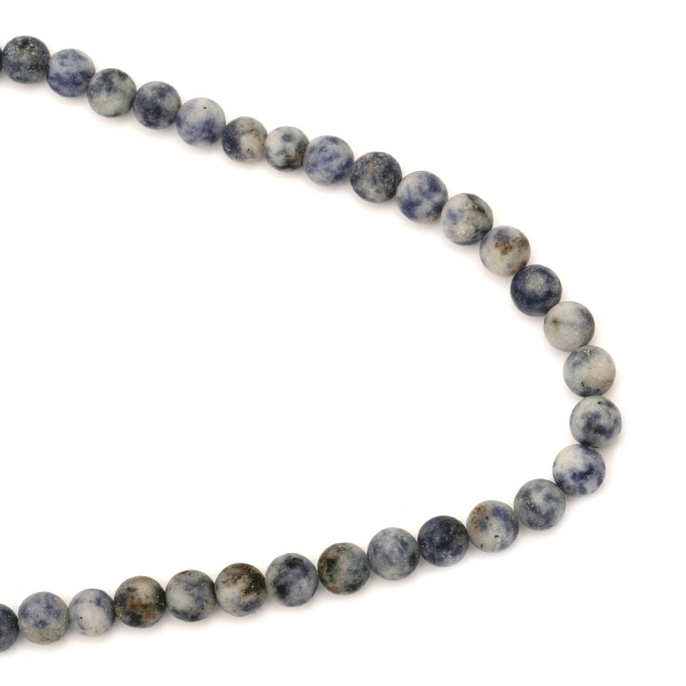 Naturale SODALITE Roun Beads Strand, Frosted 8mm ~ 48 pieces