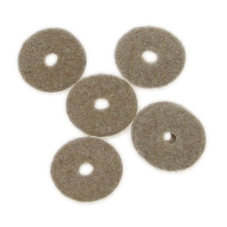 Artificial Suede Washer Bead,  10x2 mm, Dark Beige - 2.95 grams ~ 105 pieces