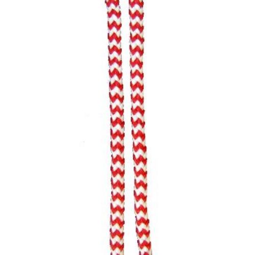 Polyester Round Cord (B 117 Pan), Herringbone Knit / 5 mm    - 30 meters